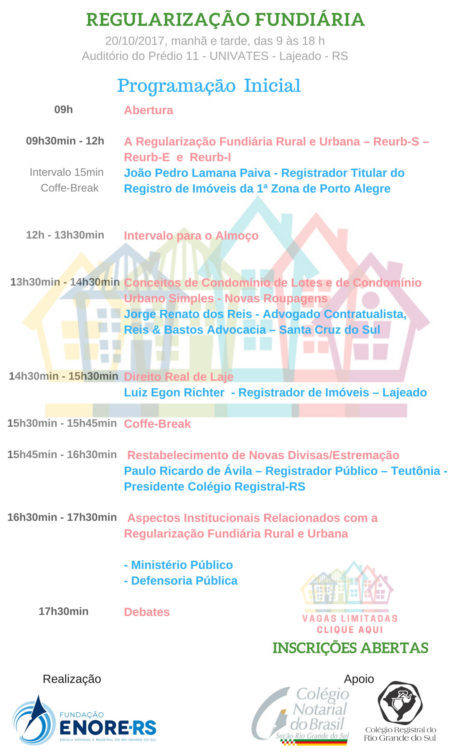 Programa Inicial - Lajeado REGUL FUNDIARIA